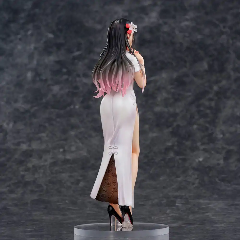 Statuie PVC Ilustrație Originală Mai Okuma illustration Healing-type white chinese dress lady 26 cm poza produsului