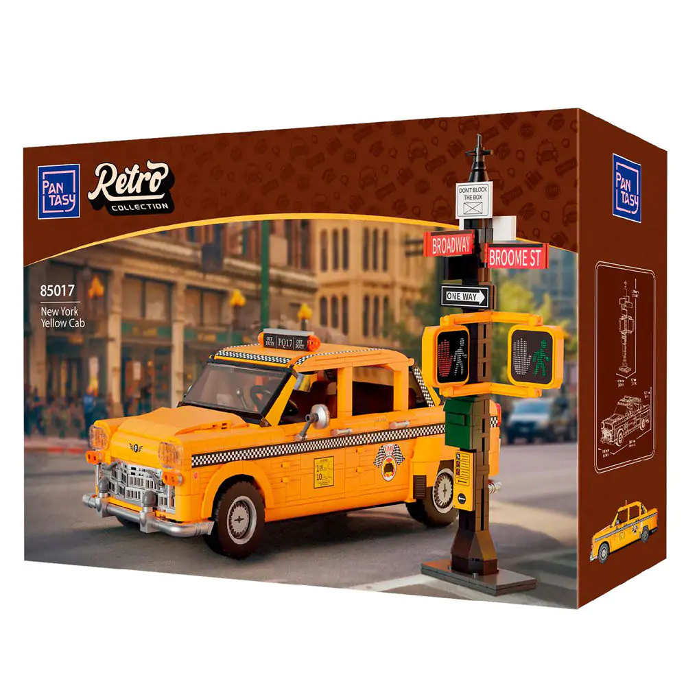 Set de construcție Serie Original-Retro Taxi Galben New York poza produsului