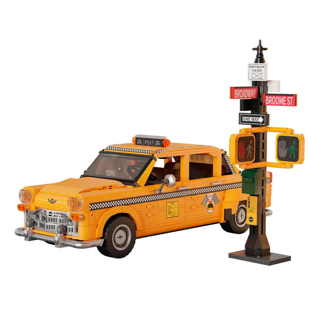 Set de construcție Serie Original-Retro Taxi Galben New York poza produsului