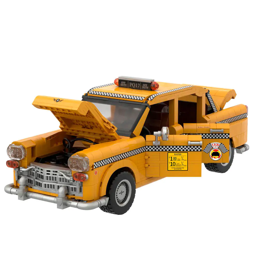 Set de construcție Serie Original-Retro Taxi Galben New York poza produsului