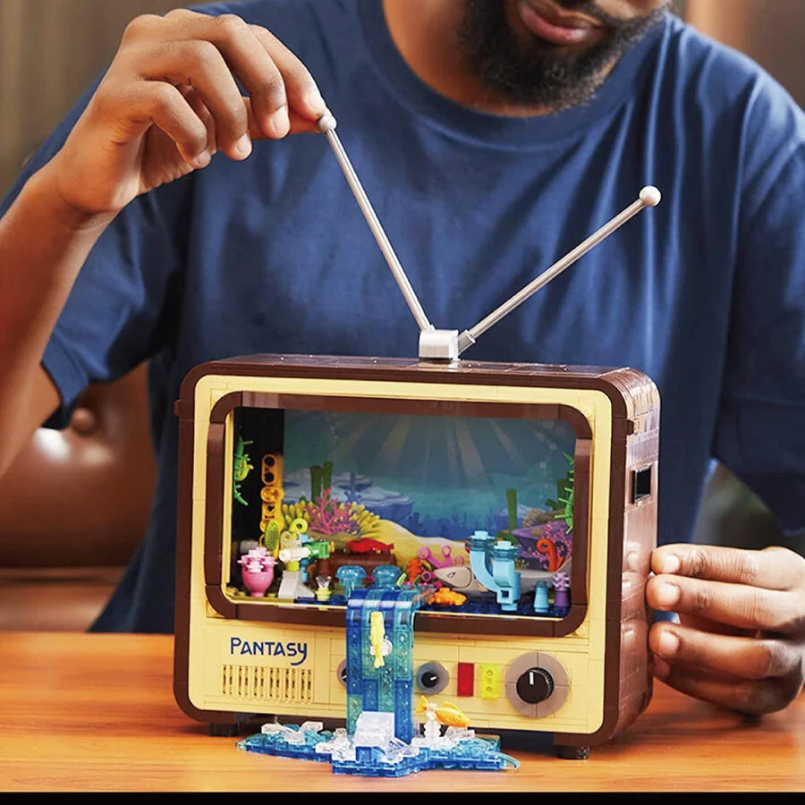 Set de construcție Original-Retro Series Television Vintage 19 cm poza produsului
