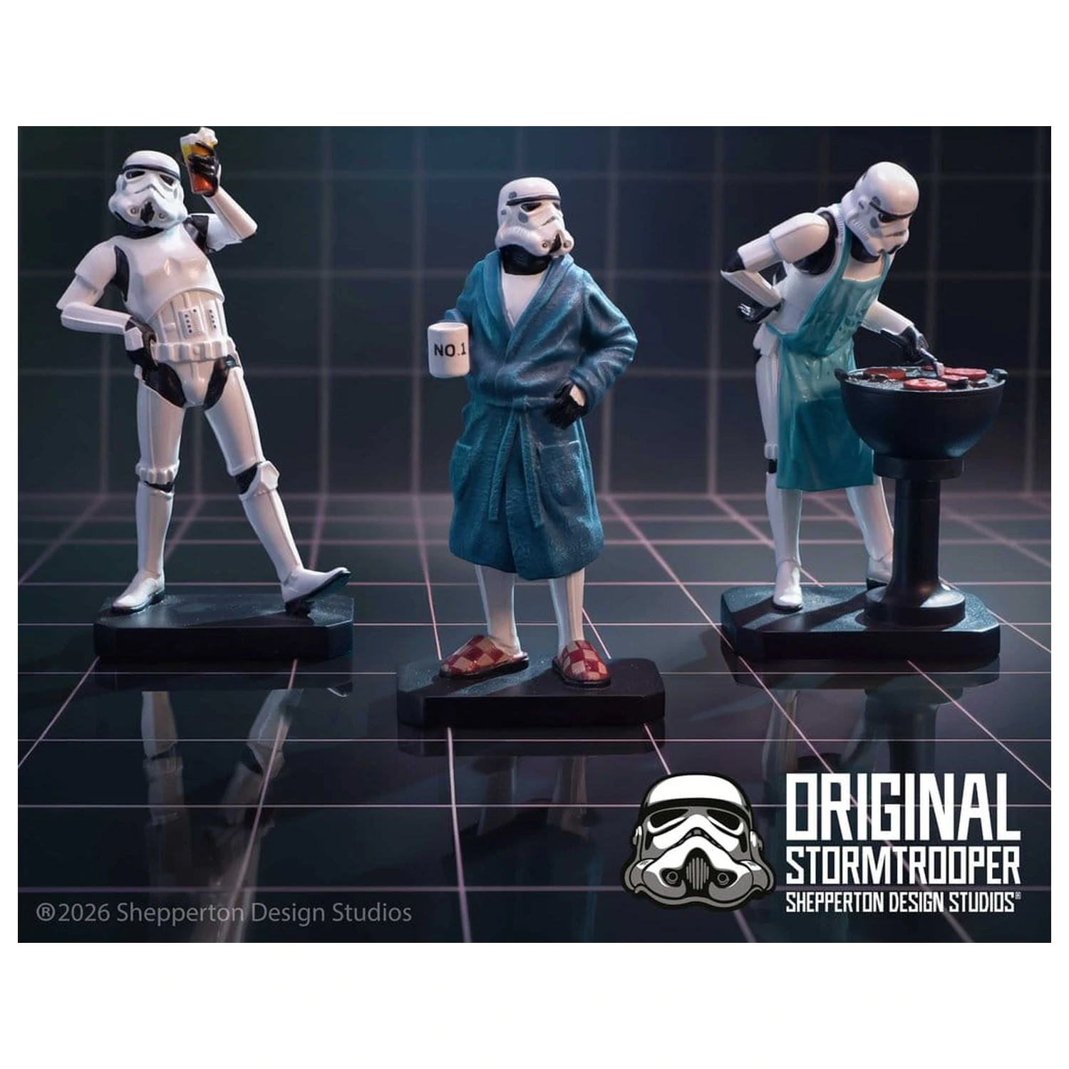 Original Stormtrooper Figurine Set Living for the Weekend 11 cm poza produsului