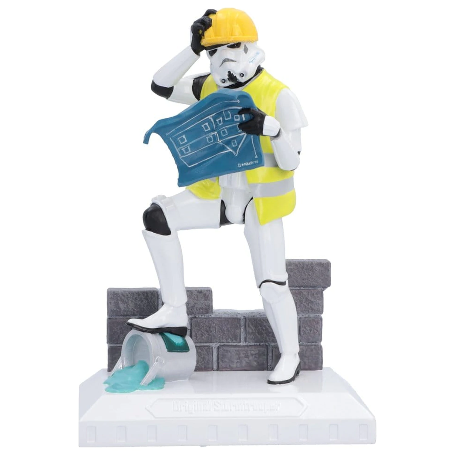 Original Stormtrooper Figura Hit a Brick Wall 18 cm poza produsului