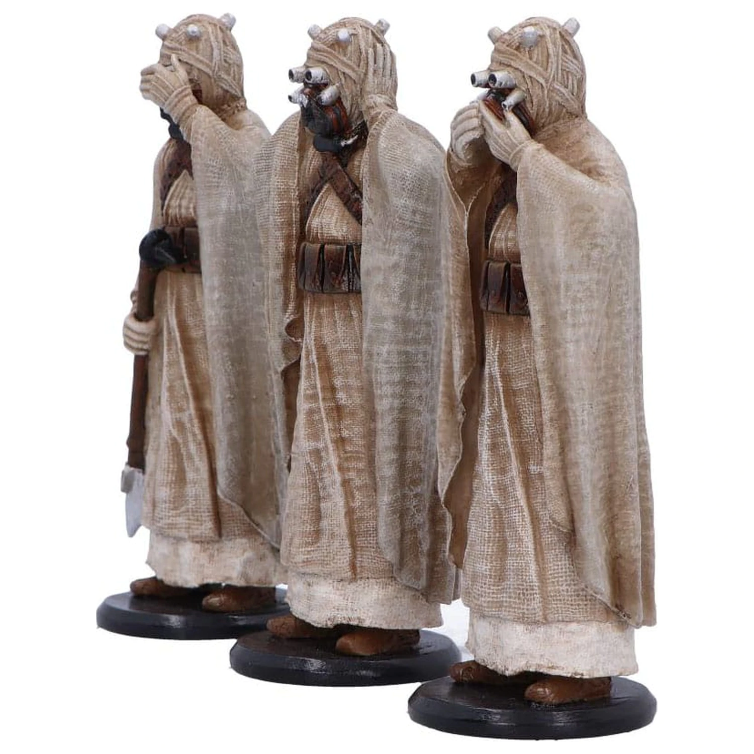 Original Stormtrooper Statuie Three Wise Tusken Raiders 14 cm poza produsului