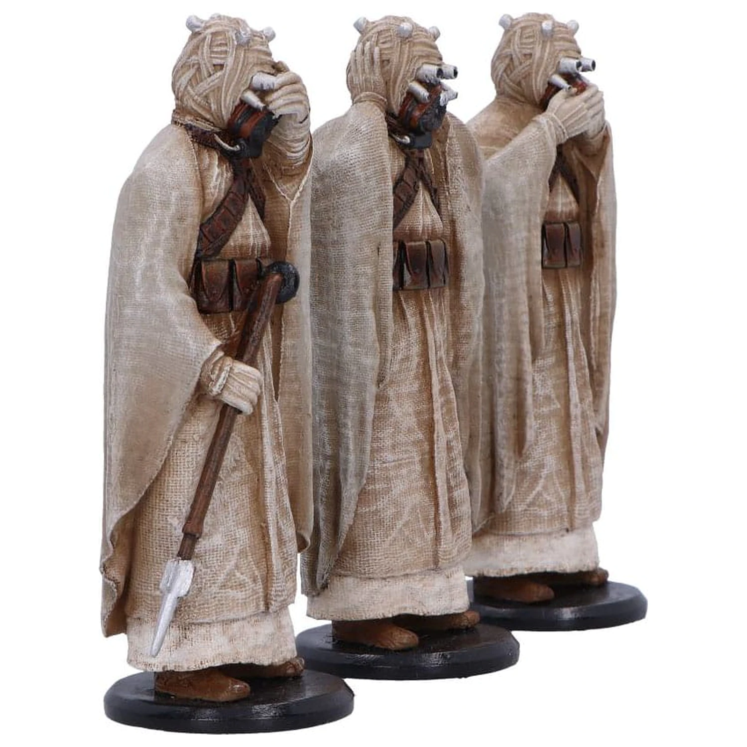 Original Stormtrooper Statuie Three Wise Tusken Raiders 14 cm poza produsului