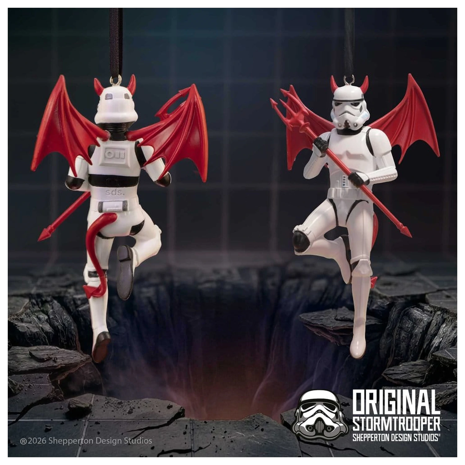 Original Stormtrooper Ornament Suspendabil What the Hell 11 cm poza produsului