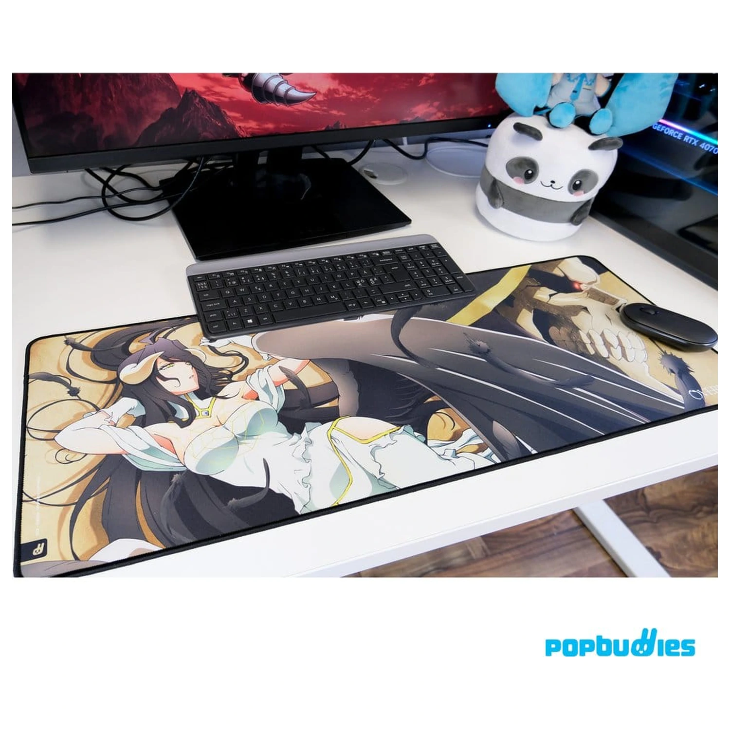 Overlord Mousepad Albedo & Ainz XXL poza produsului
