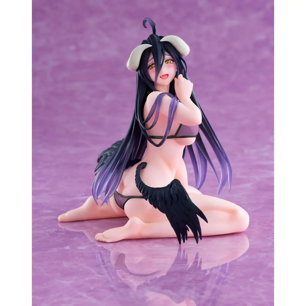 Figurină Drăguță de Birou Overlord Albedo Ediție Reînnoită Costum de Baie 13cm poza produsului