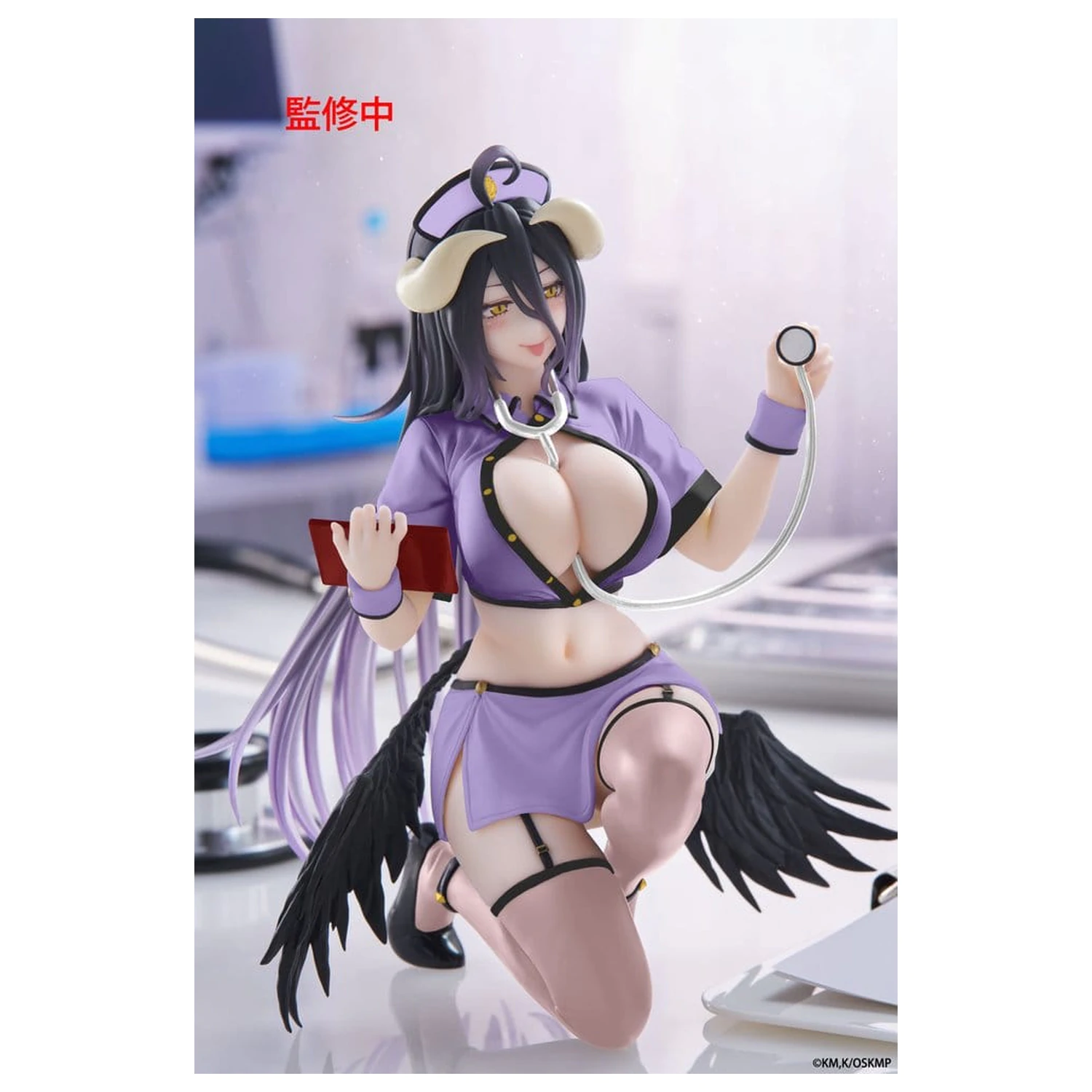 Overlord PVC Figura de birou drăguță Albedo (Nurse Ver.) Renewal 13 cm poza produsului