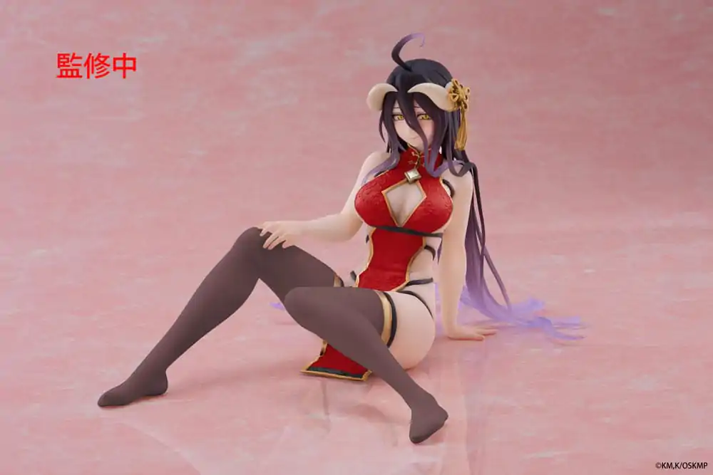 Statuie PVC Desktop Figurina Drăguță Albedo Chinese Dress Ver. Renewal 13 cm poza produsului