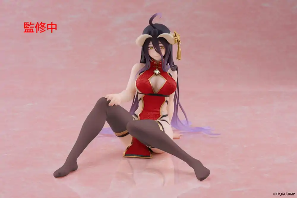 Statuie PVC Desktop Figurina Drăguță Albedo Chinese Dress Ver. Renewal 13 cm poza produsului