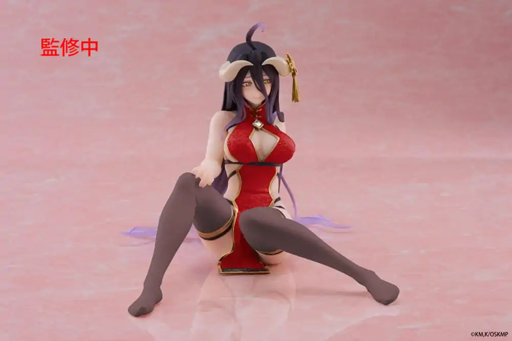 Statuie PVC Desktop Figurina Drăguță Albedo Chinese Dress Ver. Renewal 13 cm poza produsului