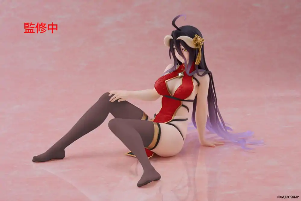 Statuie PVC Desktop Figurina Drăguță Albedo Chinese Dress Ver. Renewal 13 cm poza produsului