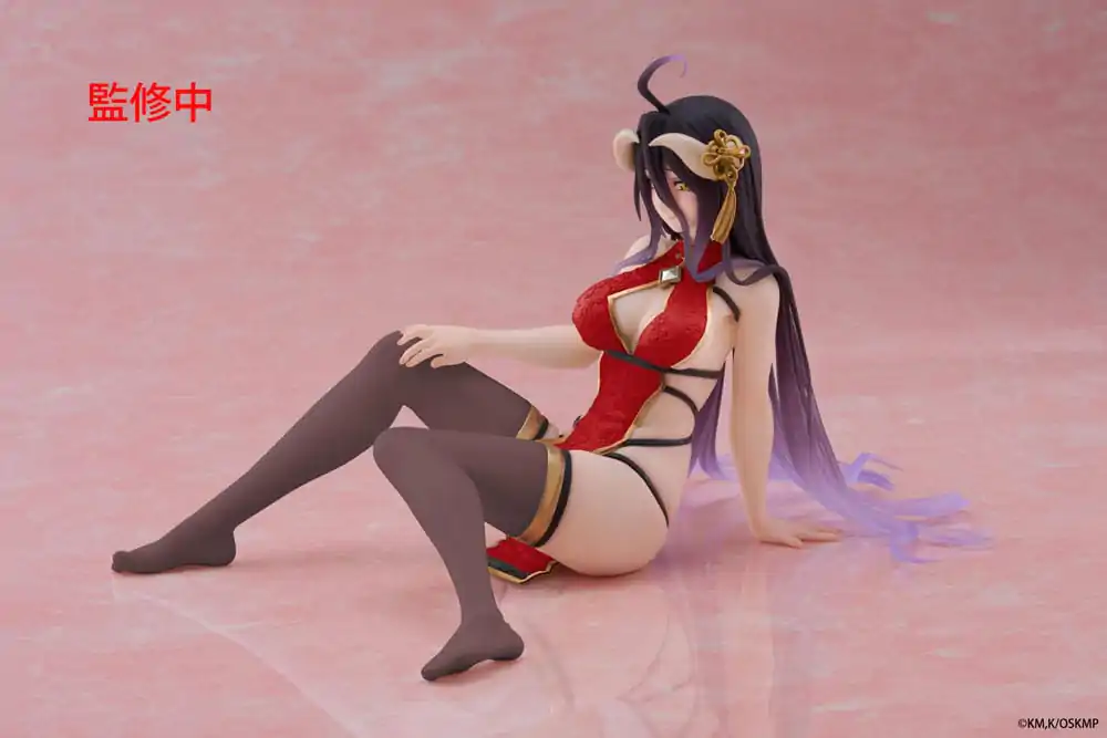 Statuie PVC Desktop Figurina Drăguță Albedo Chinese Dress Ver. Renewal 13 cm poza produsului