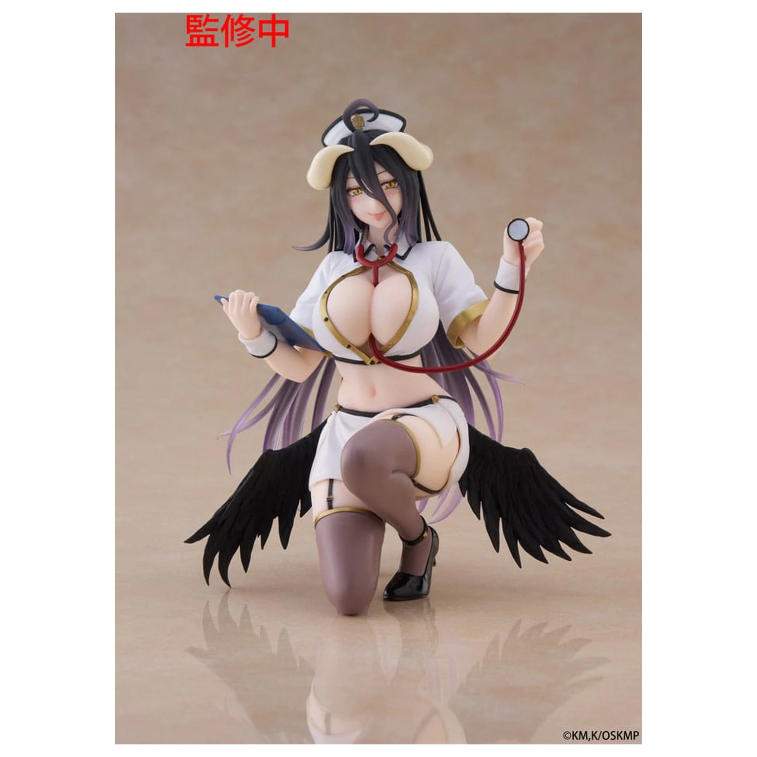 Statueta din PVC Overlord Desktop Cute Figure Albedo Nurse Ver. Renewal 13 cm poza produsului