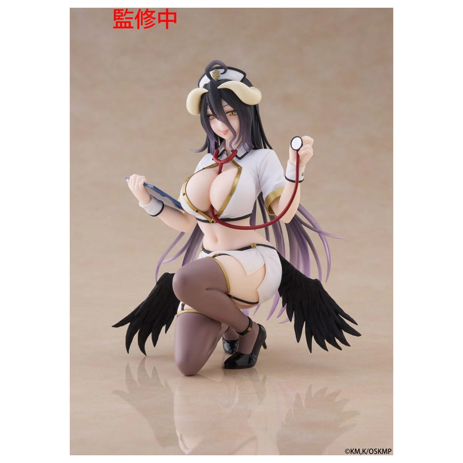 Statueta din PVC Overlord Desktop Cute Figure Albedo Nurse Ver. Renewal 13 cm poza produsului