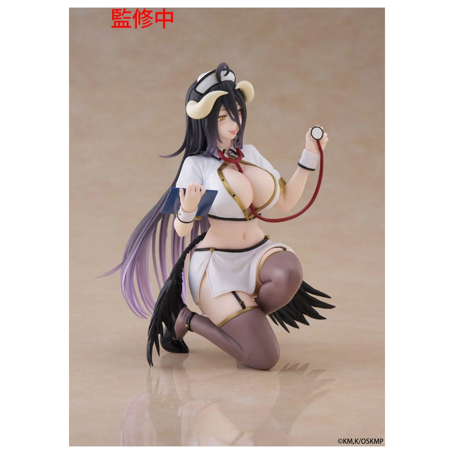Statueta din PVC Overlord Desktop Cute Figure Albedo Nurse Ver. Renewal 13 cm poza produsului