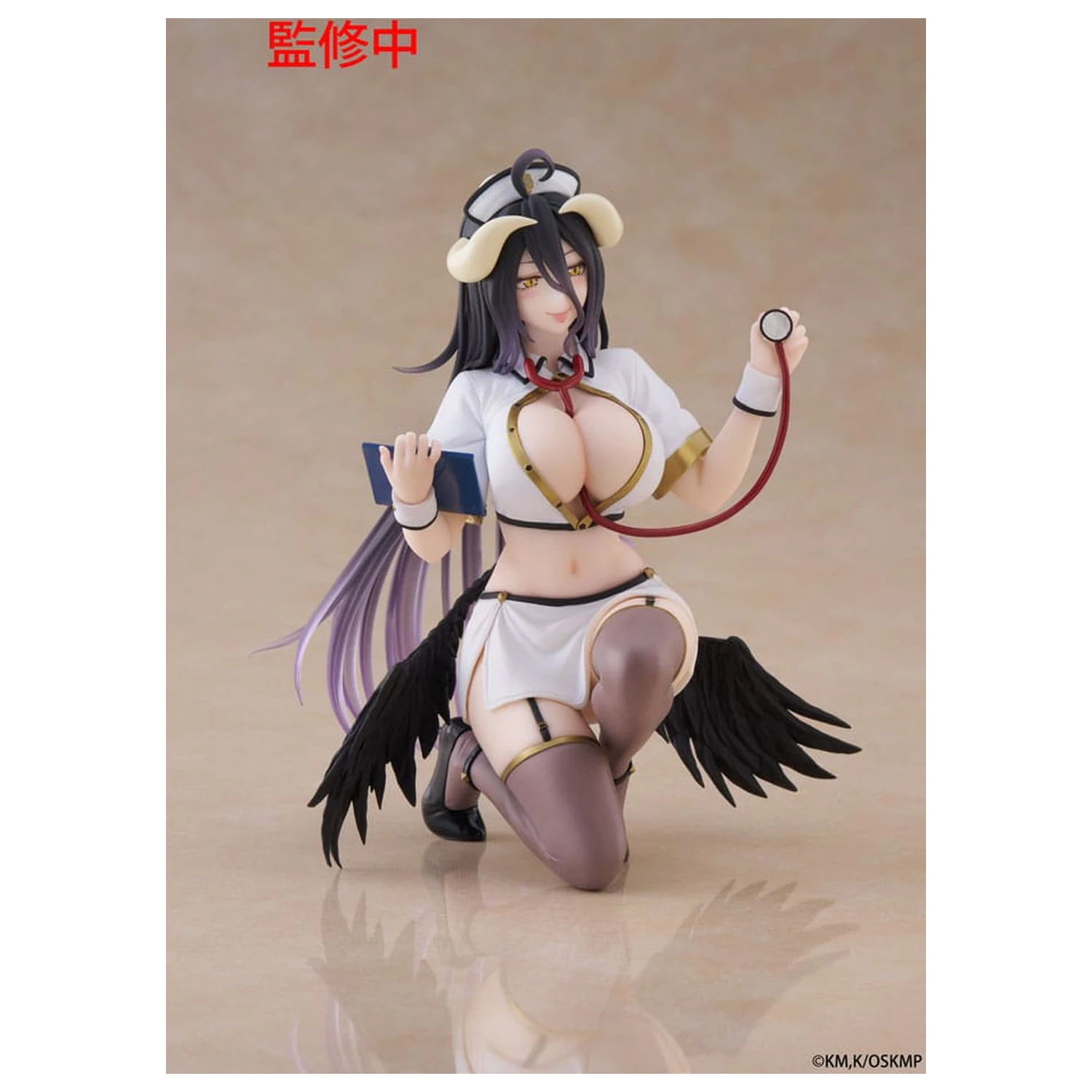 Statueta din PVC Overlord Desktop Cute Figure Albedo Nurse Ver. Renewal 13 cm poza produsului