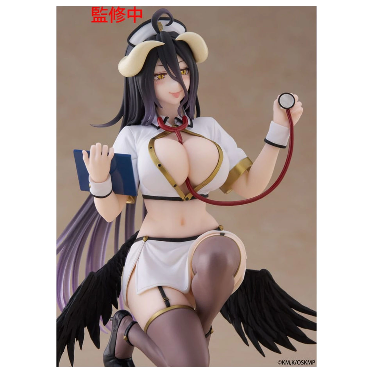 Statueta din PVC Overlord Desktop Cute Figure Albedo Nurse Ver. Renewal 13 cm poza produsului