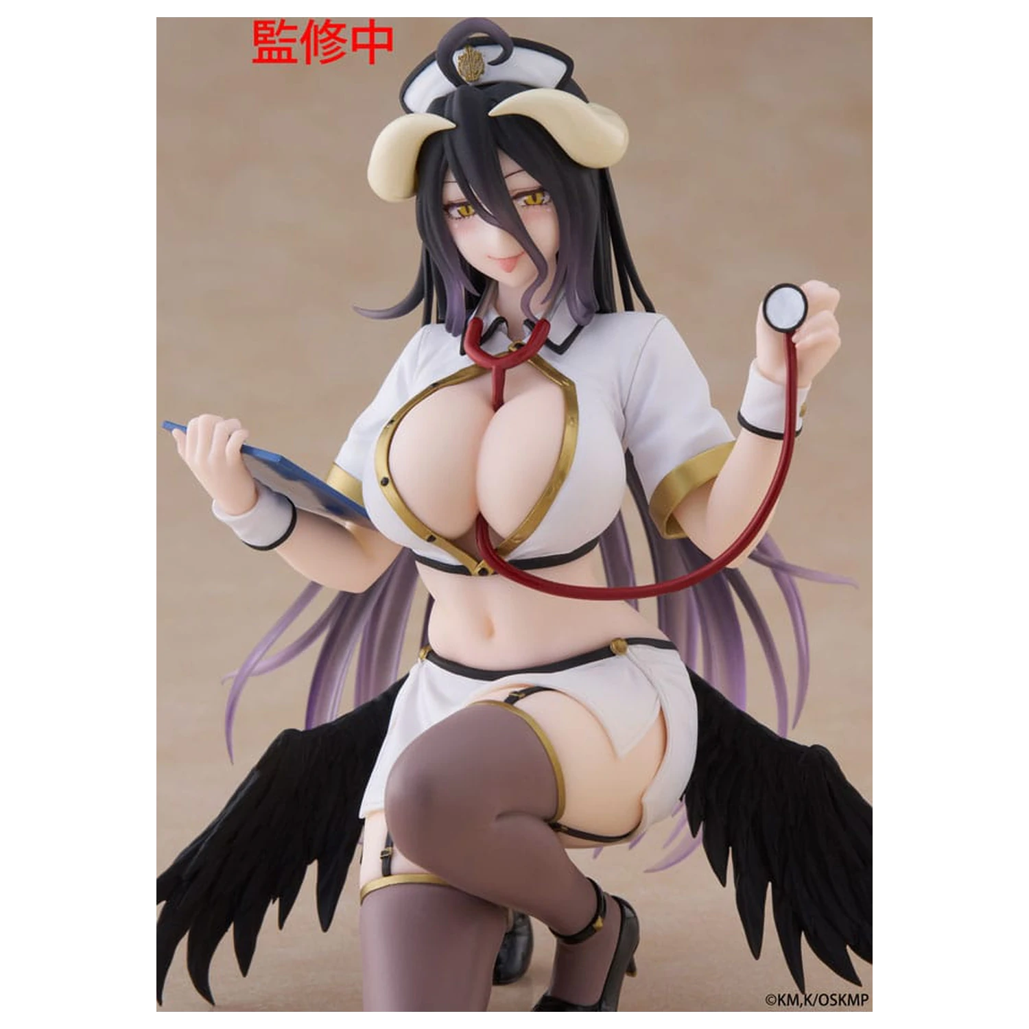 Statueta din PVC Overlord Desktop Cute Figure Albedo Nurse Ver. Renewal 13 cm poza produsului
