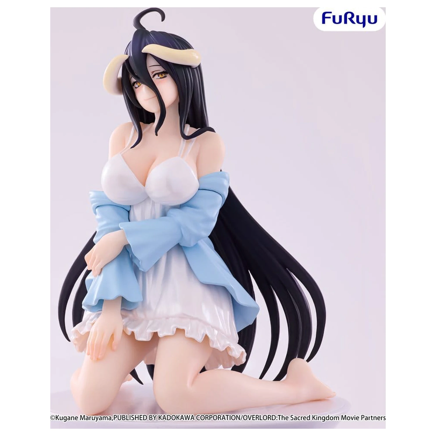 Overlord Figurina opritor de fidea PVC Albedo Loungewear Pearl White Ver. 12 cm poza produsului