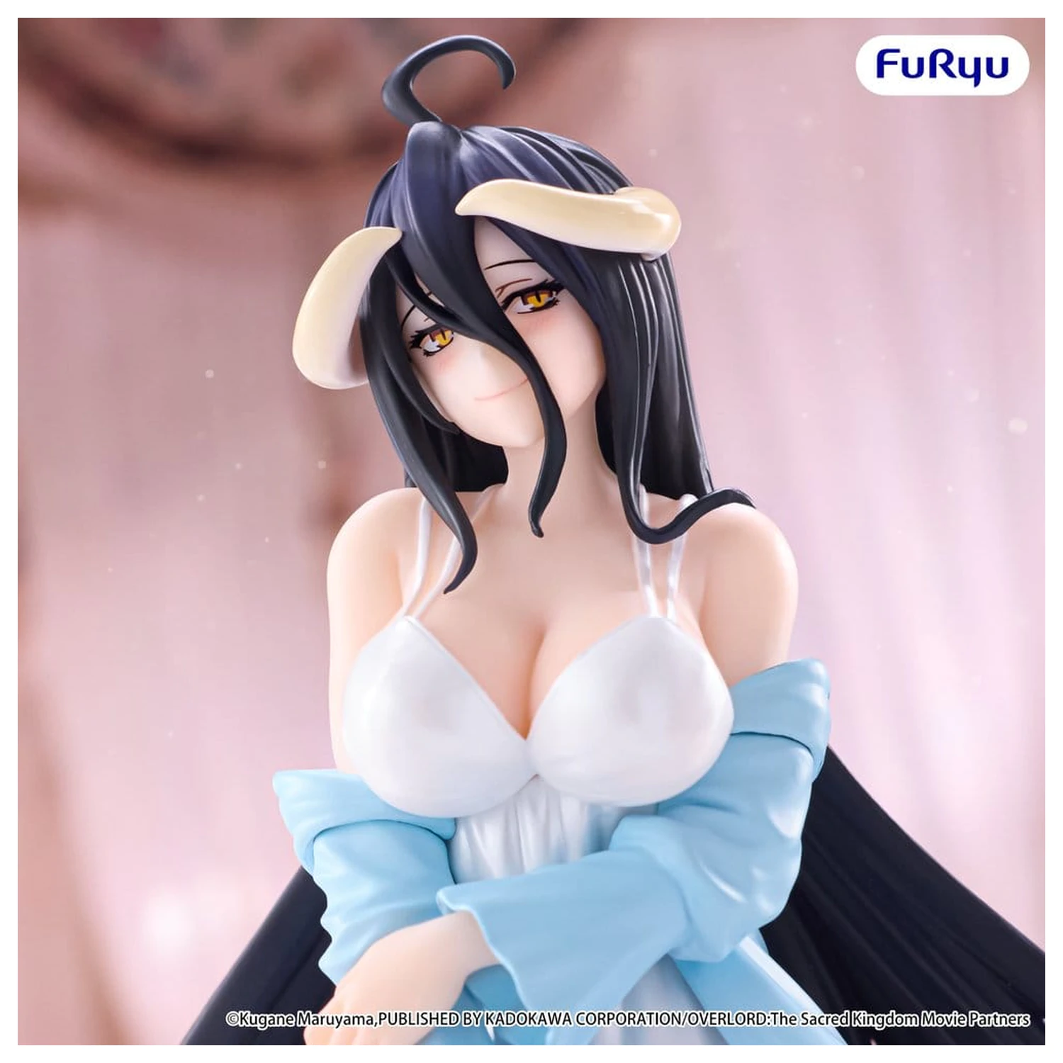 Overlord Figurina opritor de fidea PVC Albedo Loungewear Pearl White Ver. 12 cm poza produsului