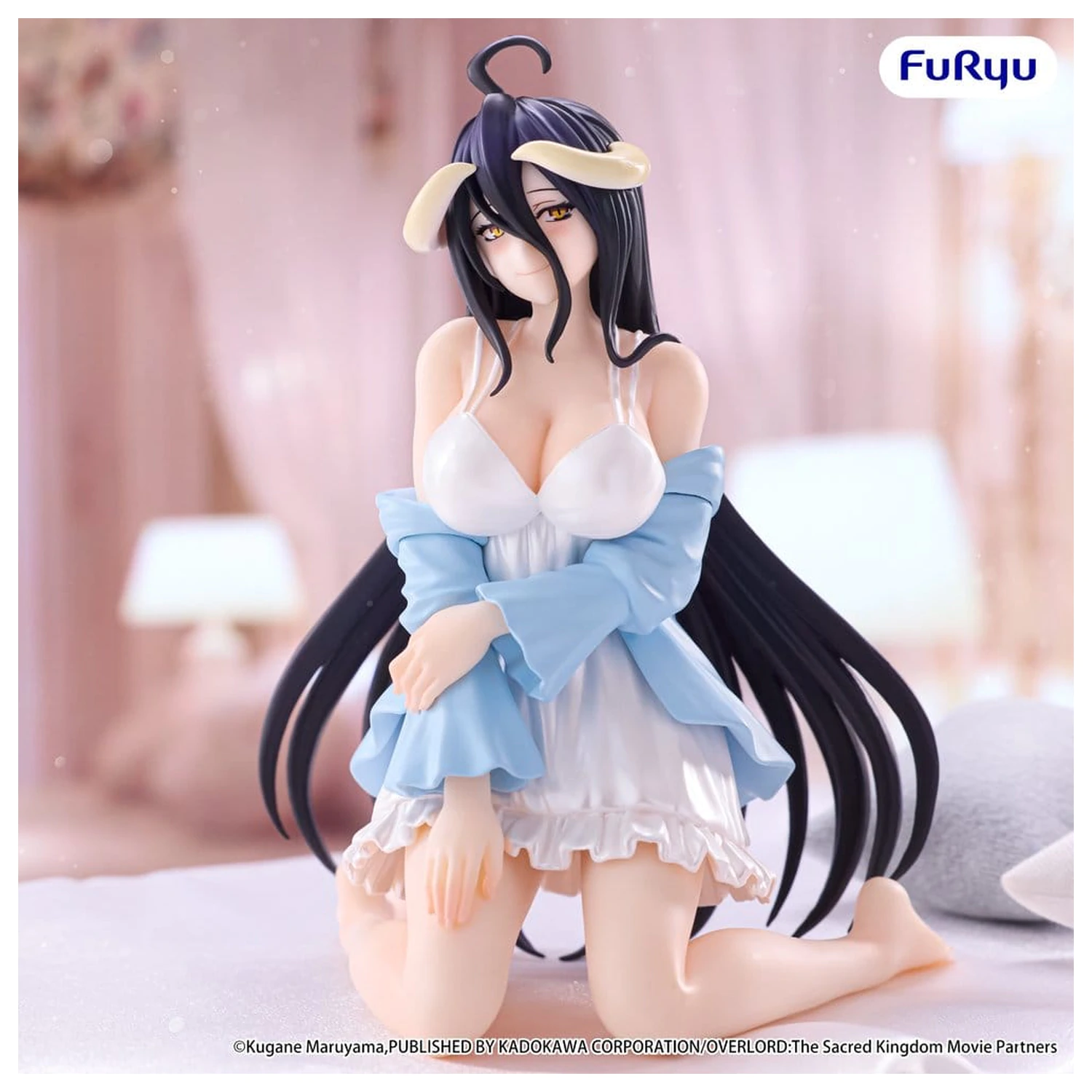 Overlord Figurina opritor de fidea PVC Albedo Loungewear Pearl White Ver. 12 cm poza produsului
