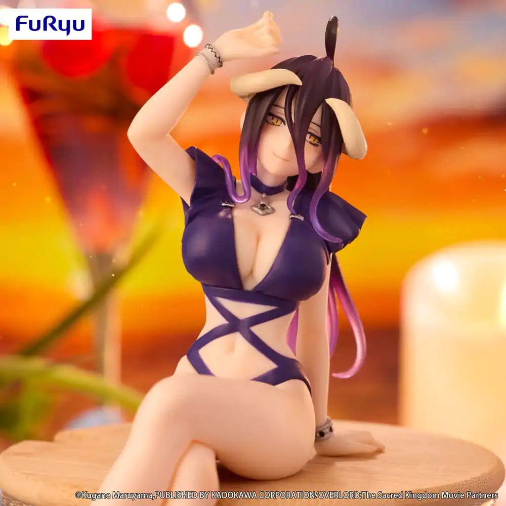 Statuie PVC Overlord Noodle Stopper Albedo Swimsuit Dark Purple Color Ver. 16 cm poza produsului