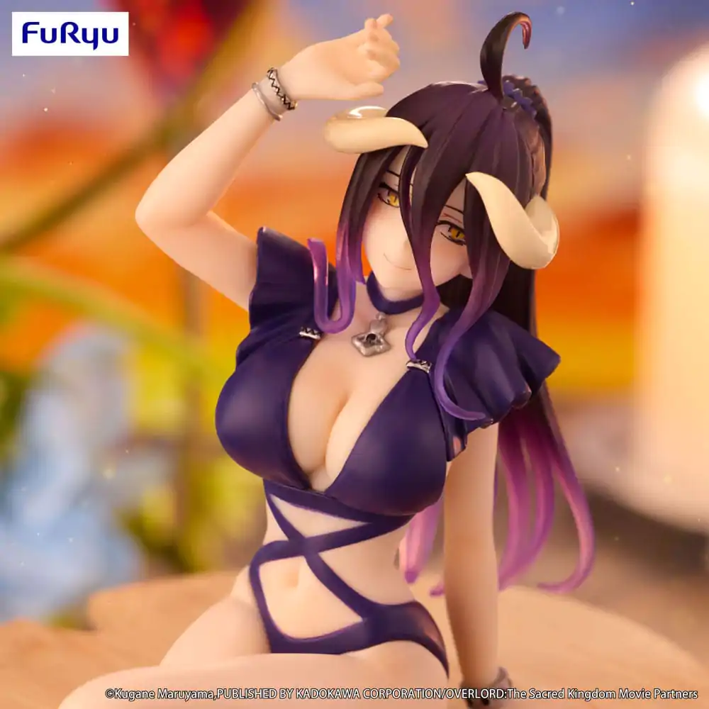 Statuie PVC Overlord Noodle Stopper Albedo Swimsuit Dark Purple Color Ver. 16 cm poza produsului