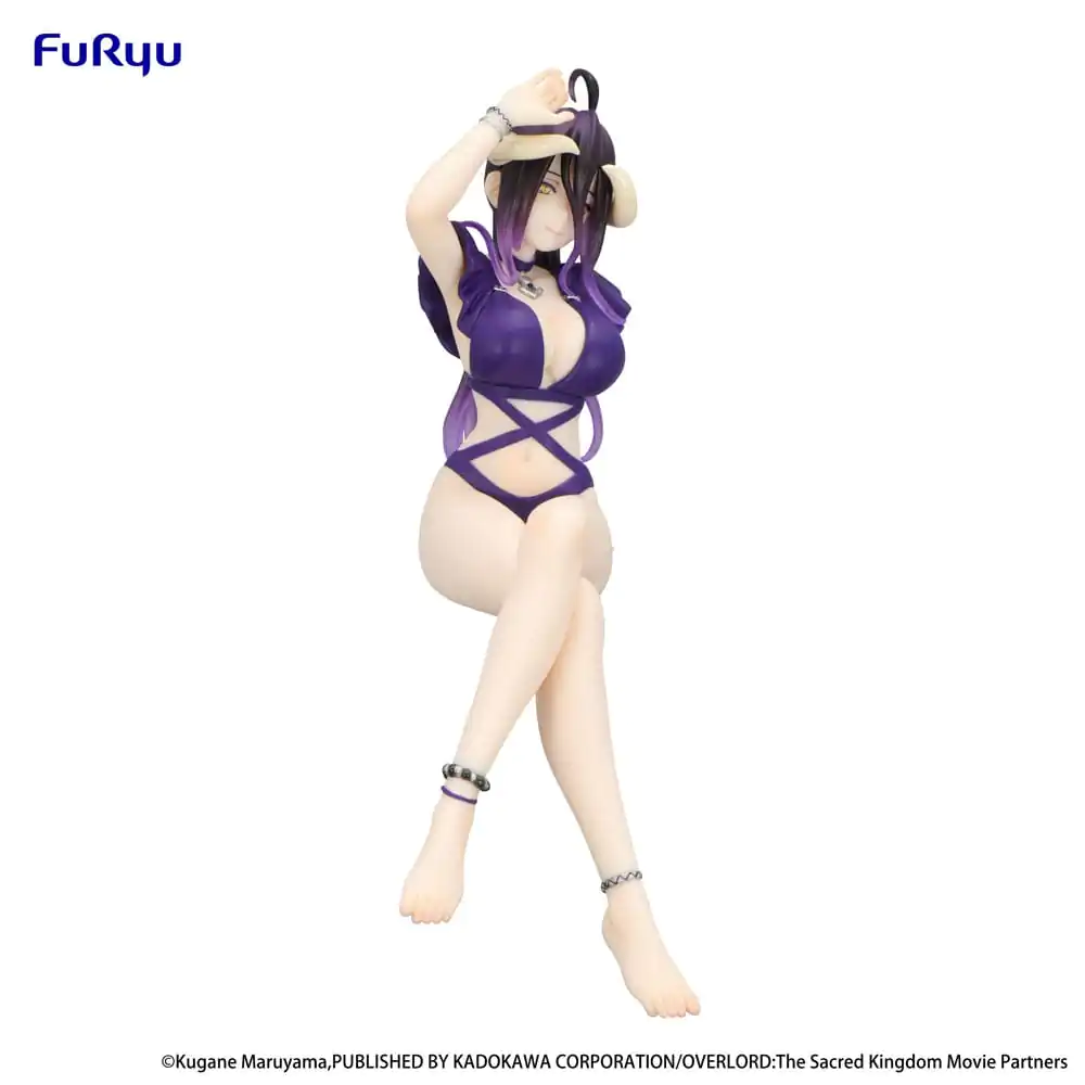 Statuie PVC Overlord Noodle Stopper Albedo Swimsuit Dark Purple Color Ver. 16 cm poza produsului