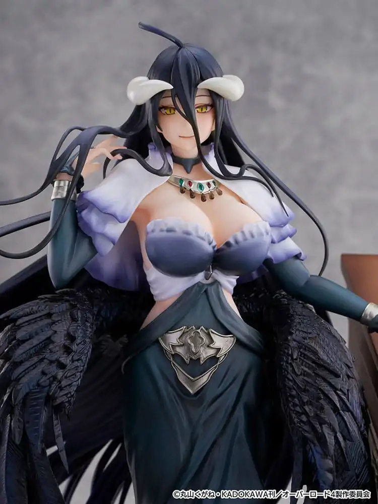 Overlord SHIBUYA SCRAMBLE FIGURINĂ Statuie PVC 1/7 Albedo Jet Black Rochie Ver. 28 cm poza produsului