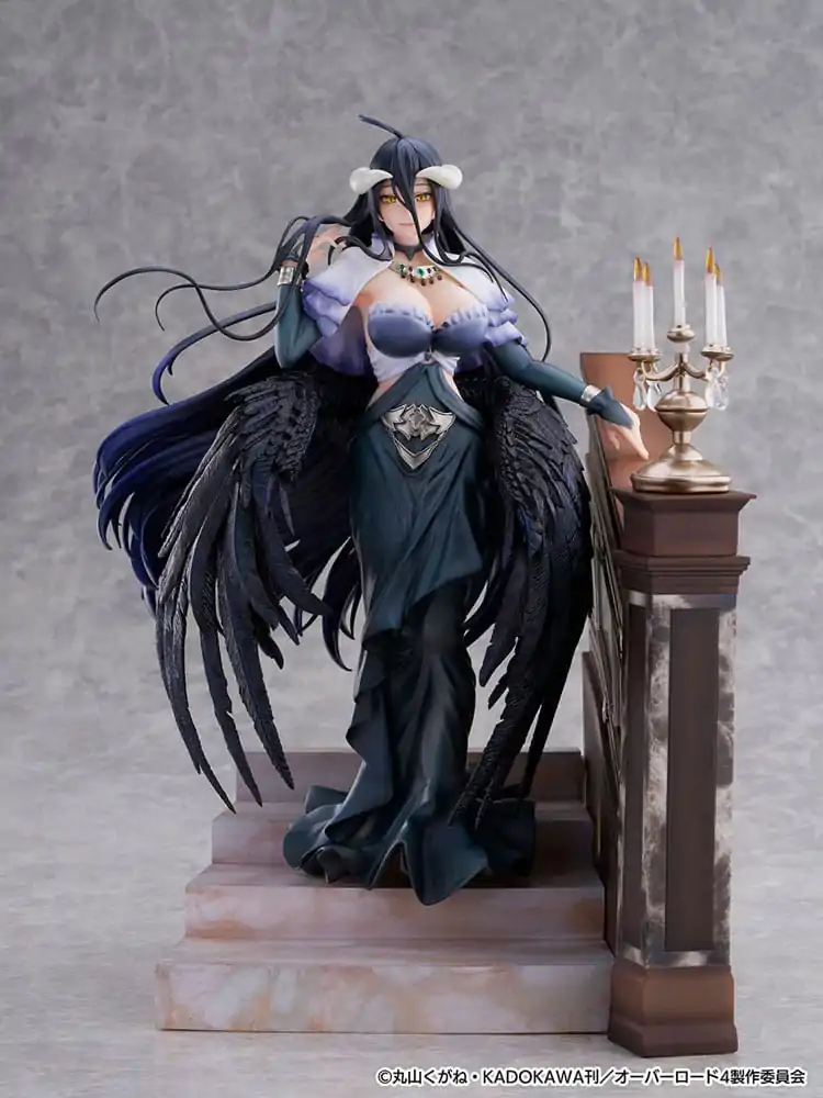 Overlord SHIBUYA SCRAMBLE FIGURINĂ Statuie PVC 1/7 Albedo Jet Black Rochie Ver. 28 cm poza produsului