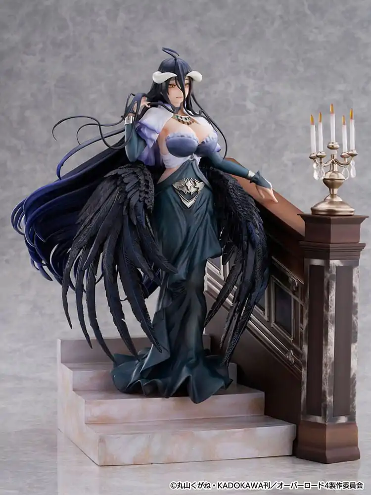 Overlord SHIBUYA SCRAMBLE FIGURINĂ Statuie PVC 1/7 Albedo Jet Black Rochie Ver. 28 cm poza produsului