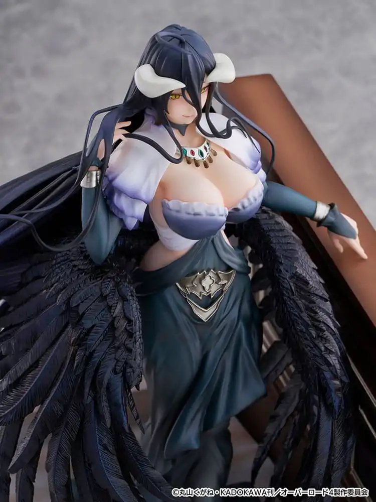 Overlord SHIBUYA SCRAMBLE FIGURINĂ Statuie PVC 1/7 Albedo Jet Black Rochie Ver. 28 cm poza produsului