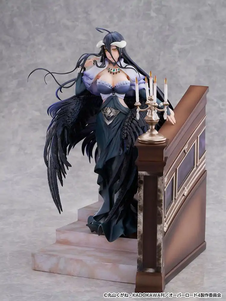 Overlord SHIBUYA SCRAMBLE FIGURINĂ Statuie PVC 1/7 Albedo Jet Black Rochie Ver. 28 cm poza produsului