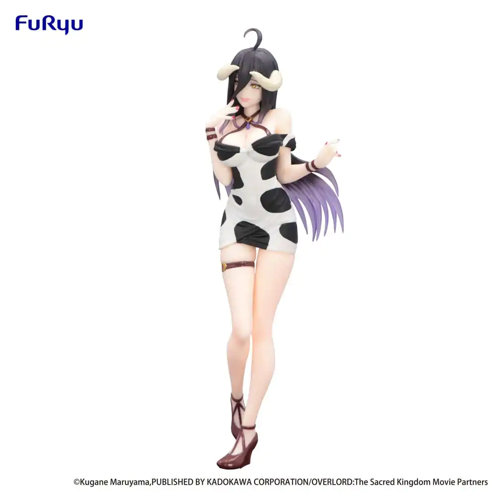 Statuie PVC Overlord Trio-Try-iT Albedo Mini Dress Cow Pattern Ver. 21 cm poza produsului