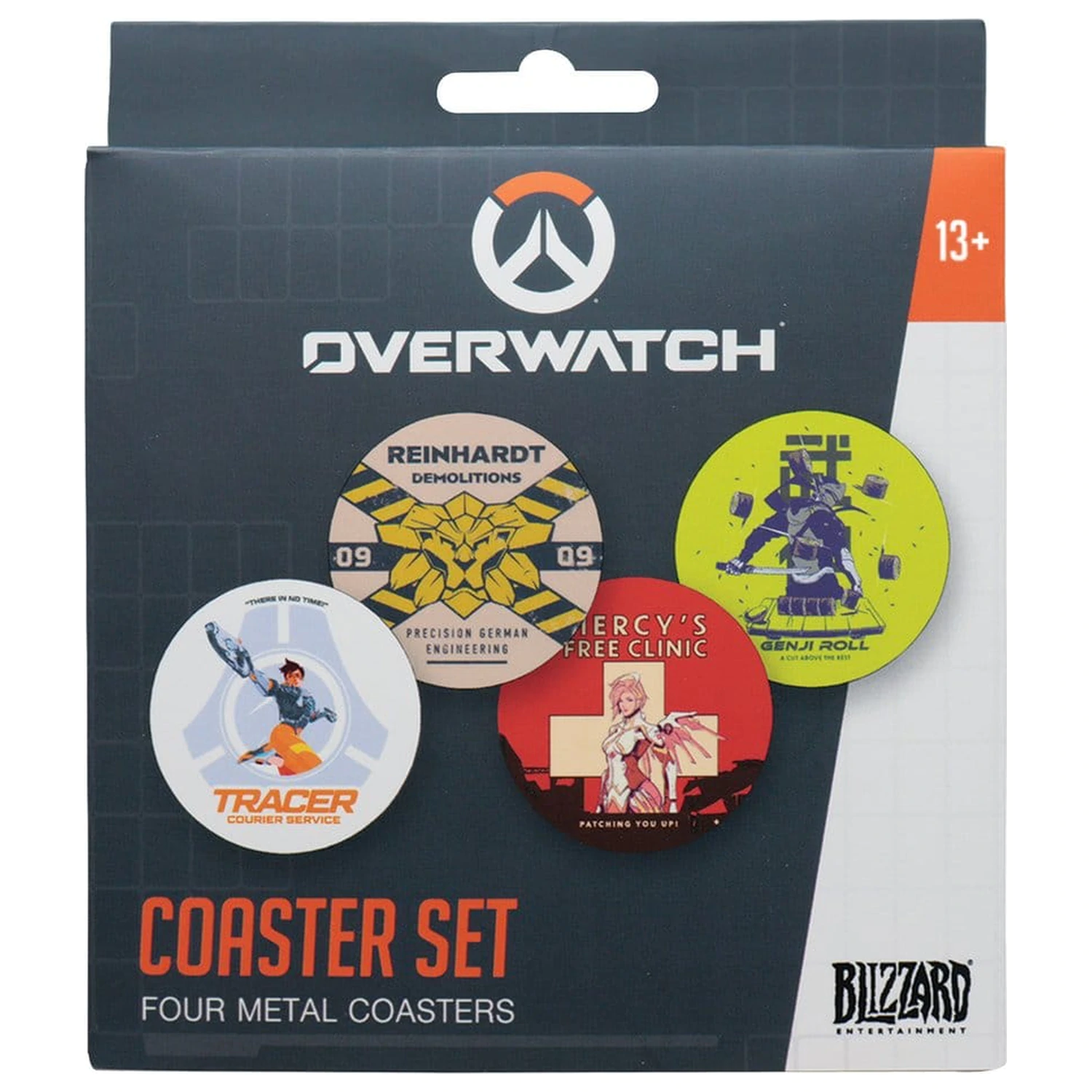 Overwatch Coaster set 4 piese din Metal imprimat poza produsului