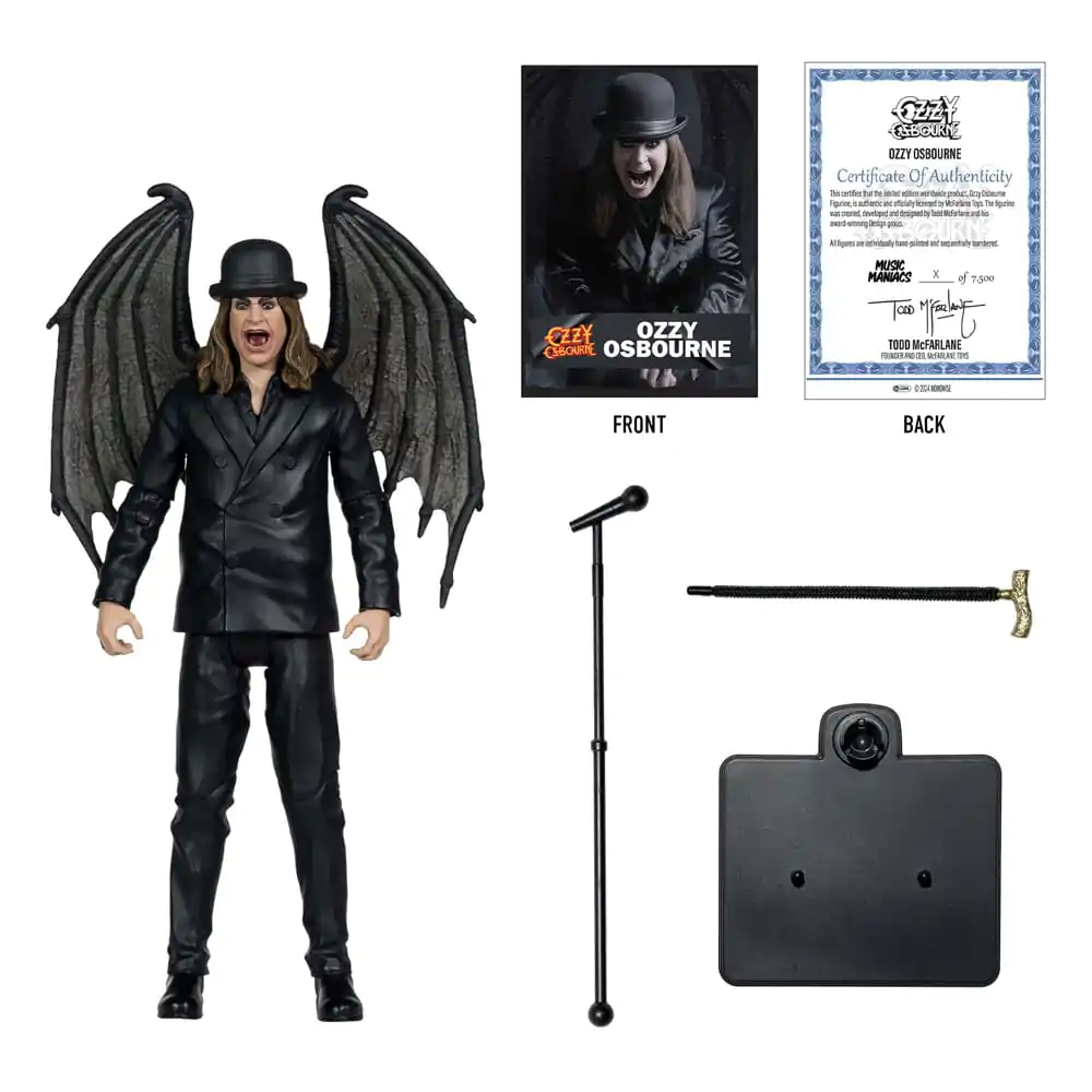 Figurină de acțiune Ozzy Osbourne Metal Music Maniacs Ozzy Osbourne 15 cm poza produsului