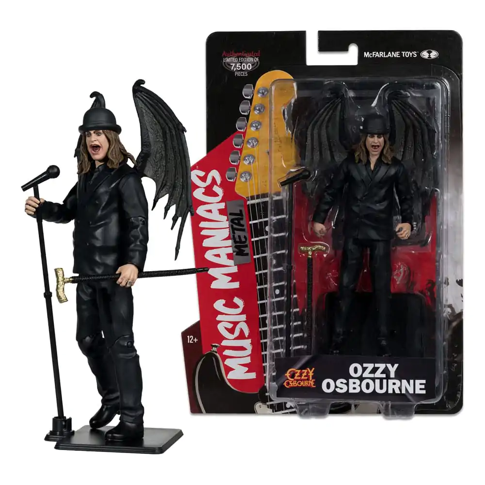 Figurină de acțiune Ozzy Osbourne Metal Music Maniacs Ozzy Osbourne 15 cm poza produsului