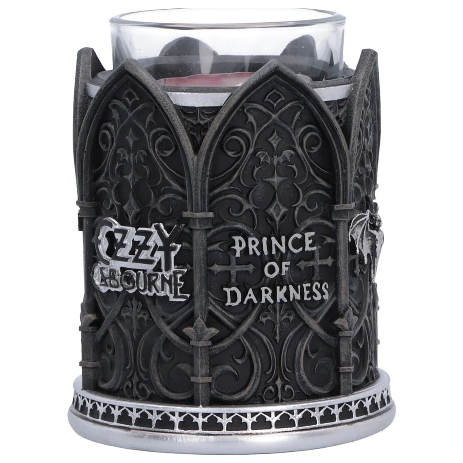 Suport lumanare Ozzy Osbourne Tea Light Prince of Darkness 9 cm poza produsului