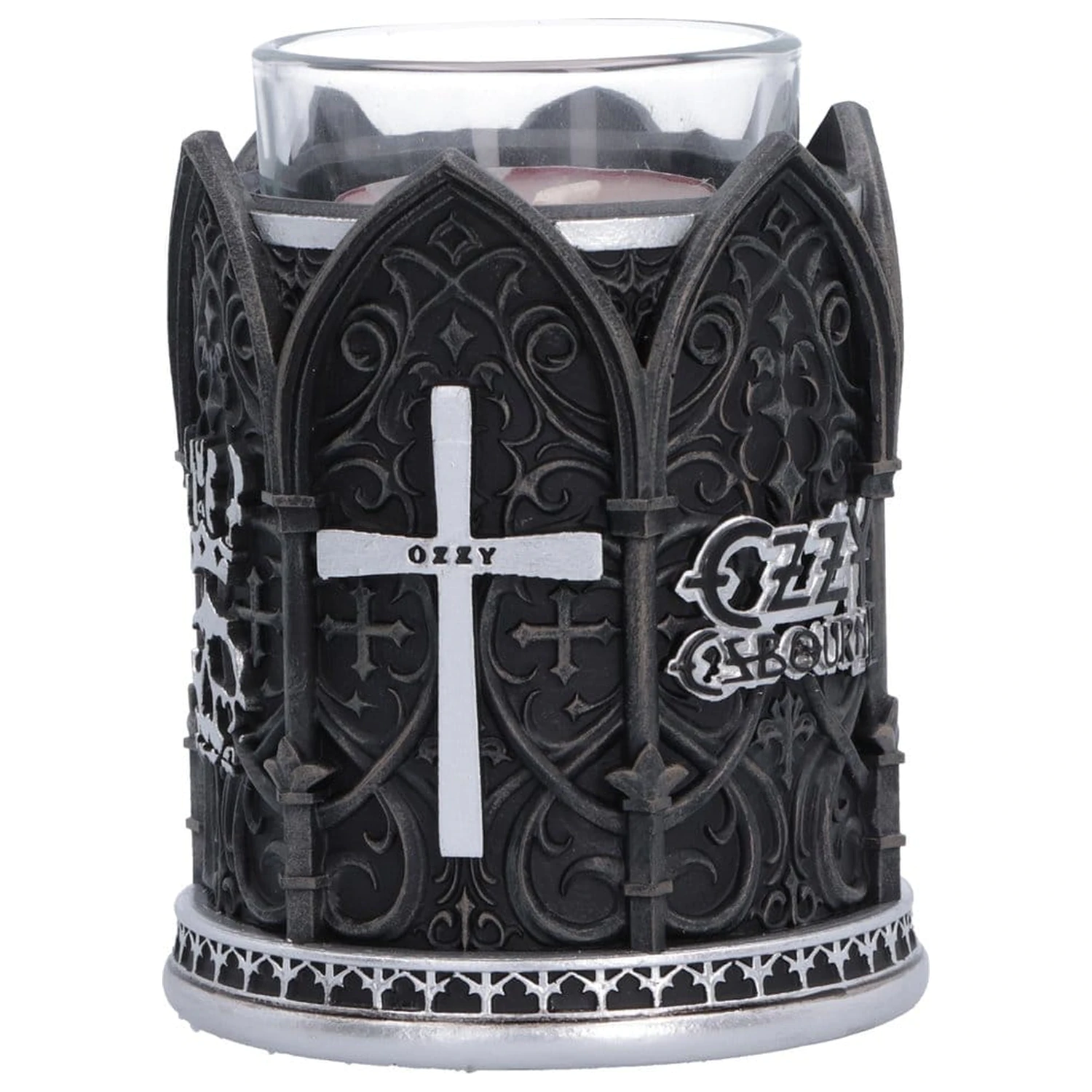 Suport lumanare Ozzy Osbourne Tea Light Prince of Darkness 9 cm poza produsului