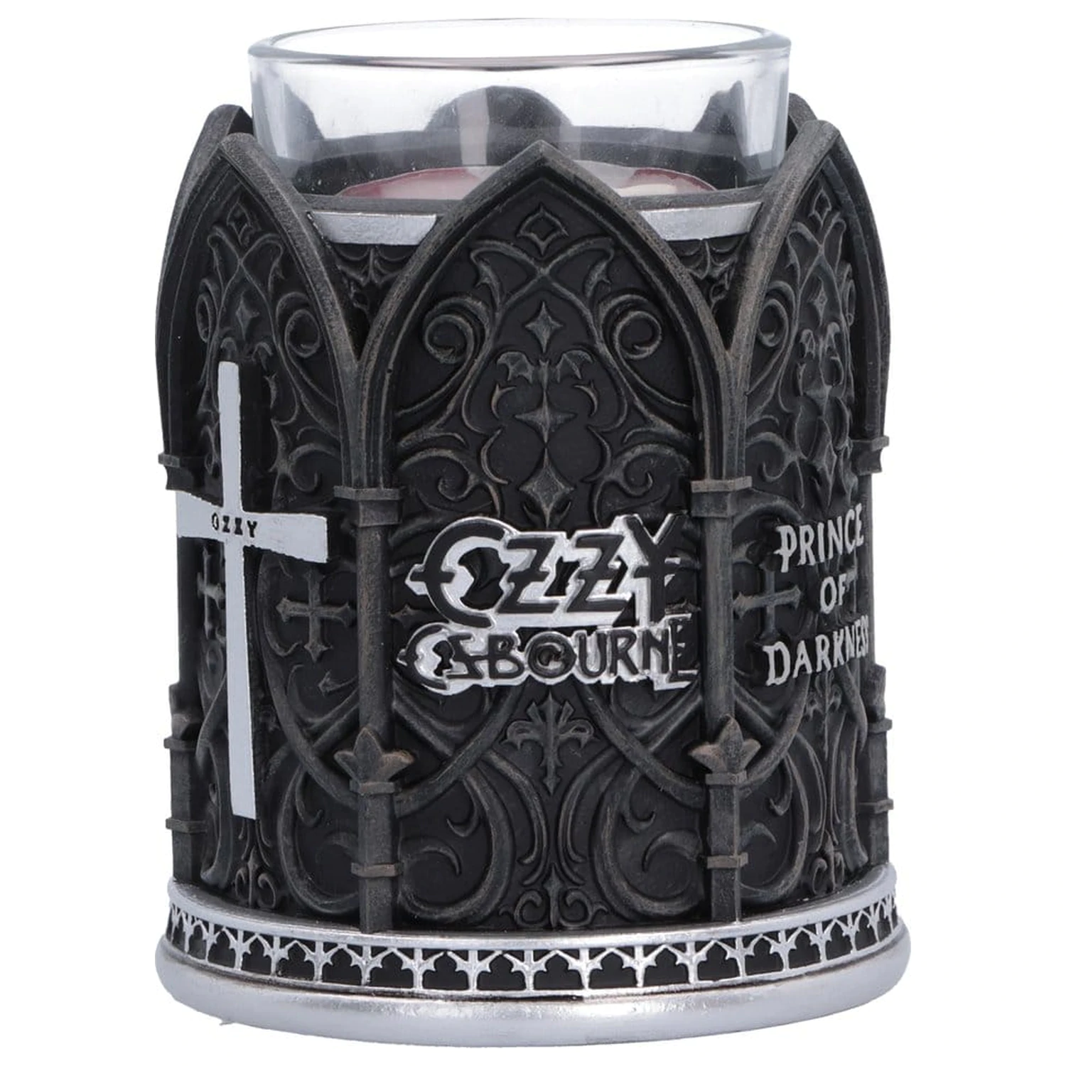 Suport lumanare Ozzy Osbourne Tea Light Prince of Darkness 9 cm poza produsului