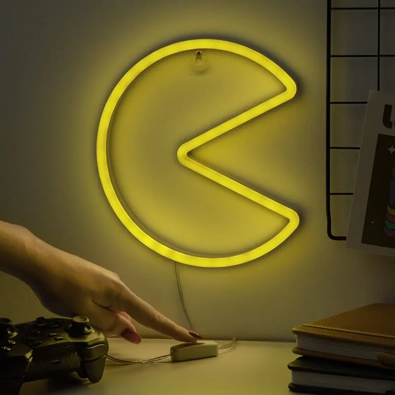 Lampa de perete LED Pac-Man poza produsului