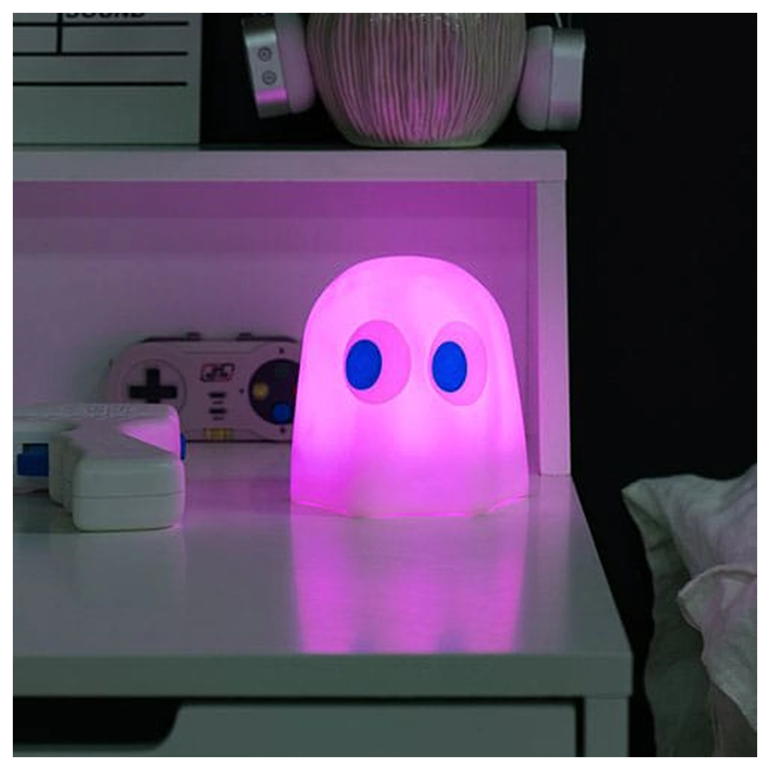 Pac-Man Lampa de veghe 3D Ghost 10 cm poza produsului