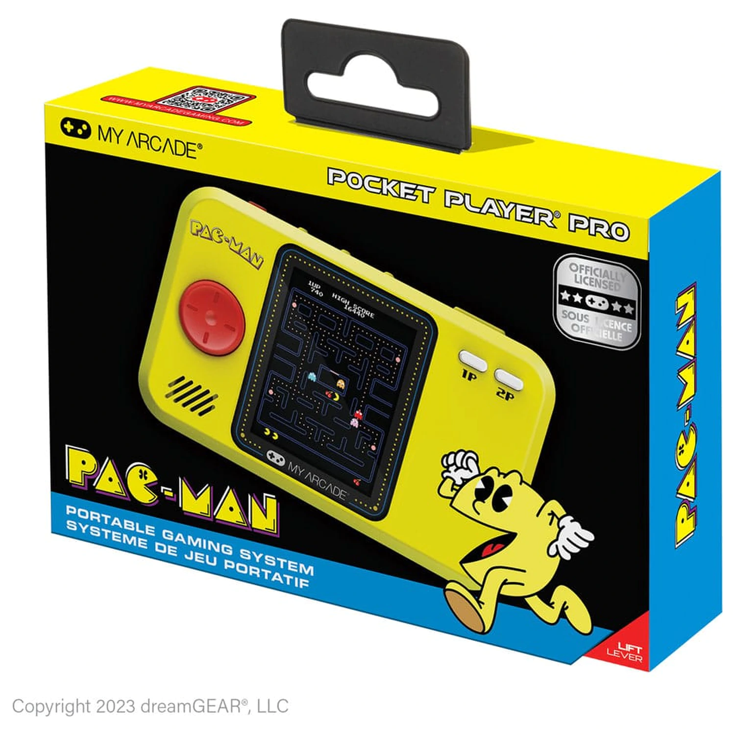 Pac-Man Portable Gaming System Pocket Player Pro poza produsului