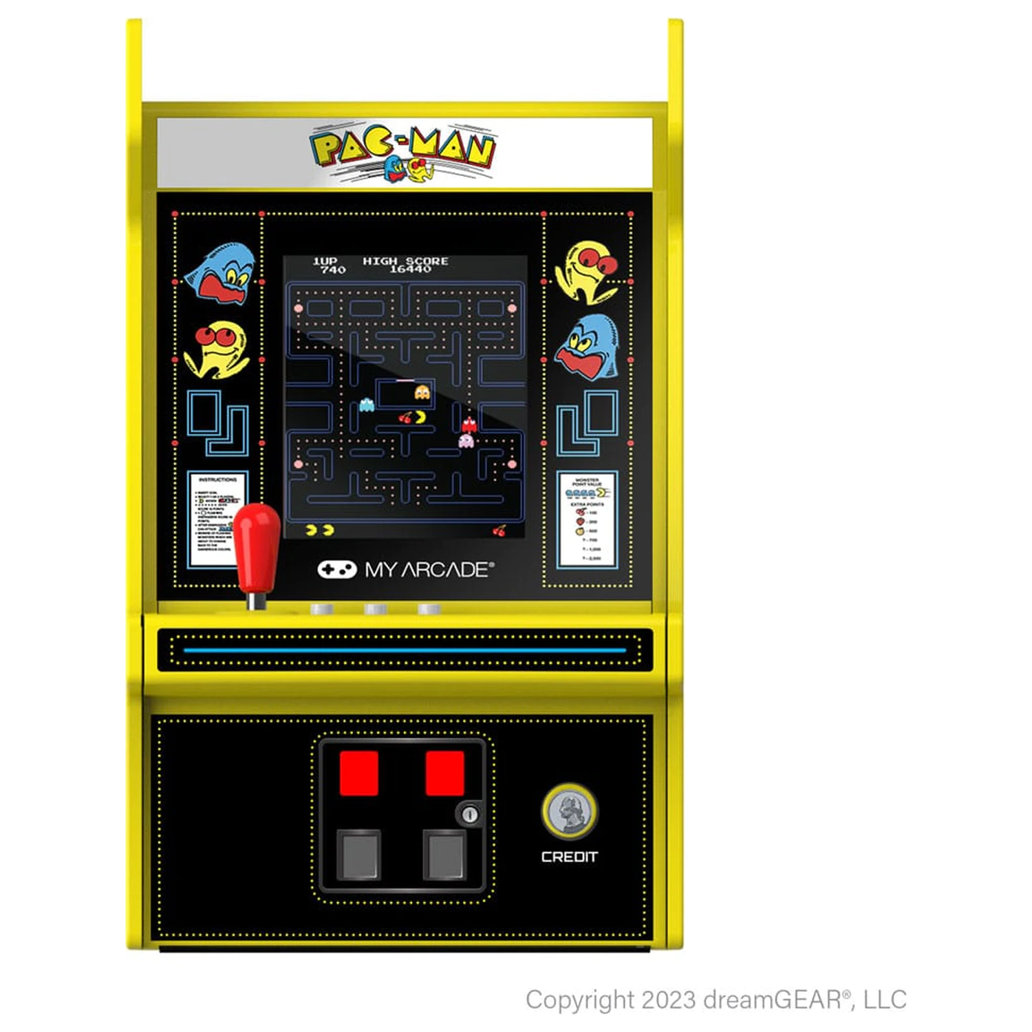 Pac-Man Portable Retro Arcade Micro Player Pro poza produsului