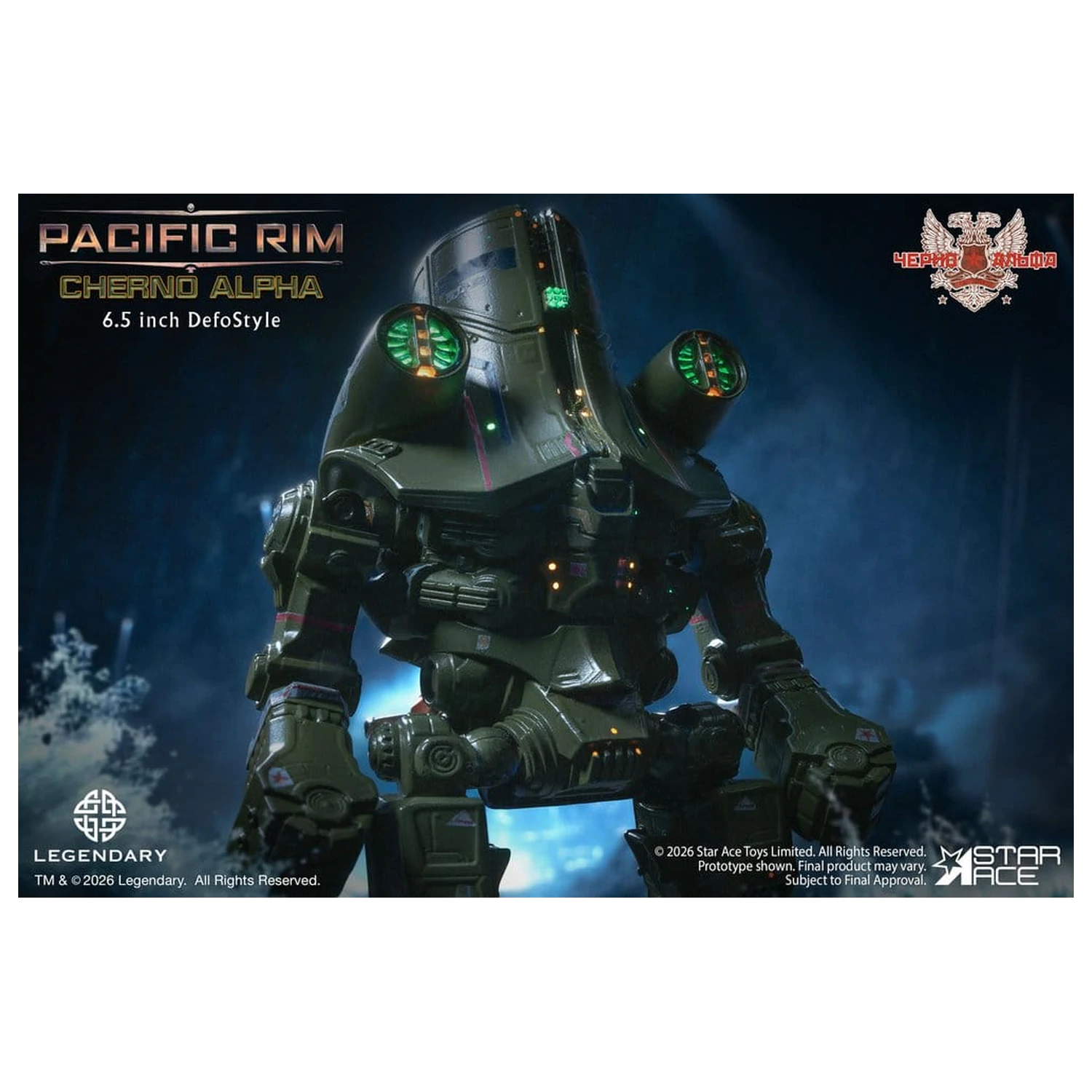 Pacific Rim Figurina DefoStyle Cherno Alpha DX 17 cm poza produsului