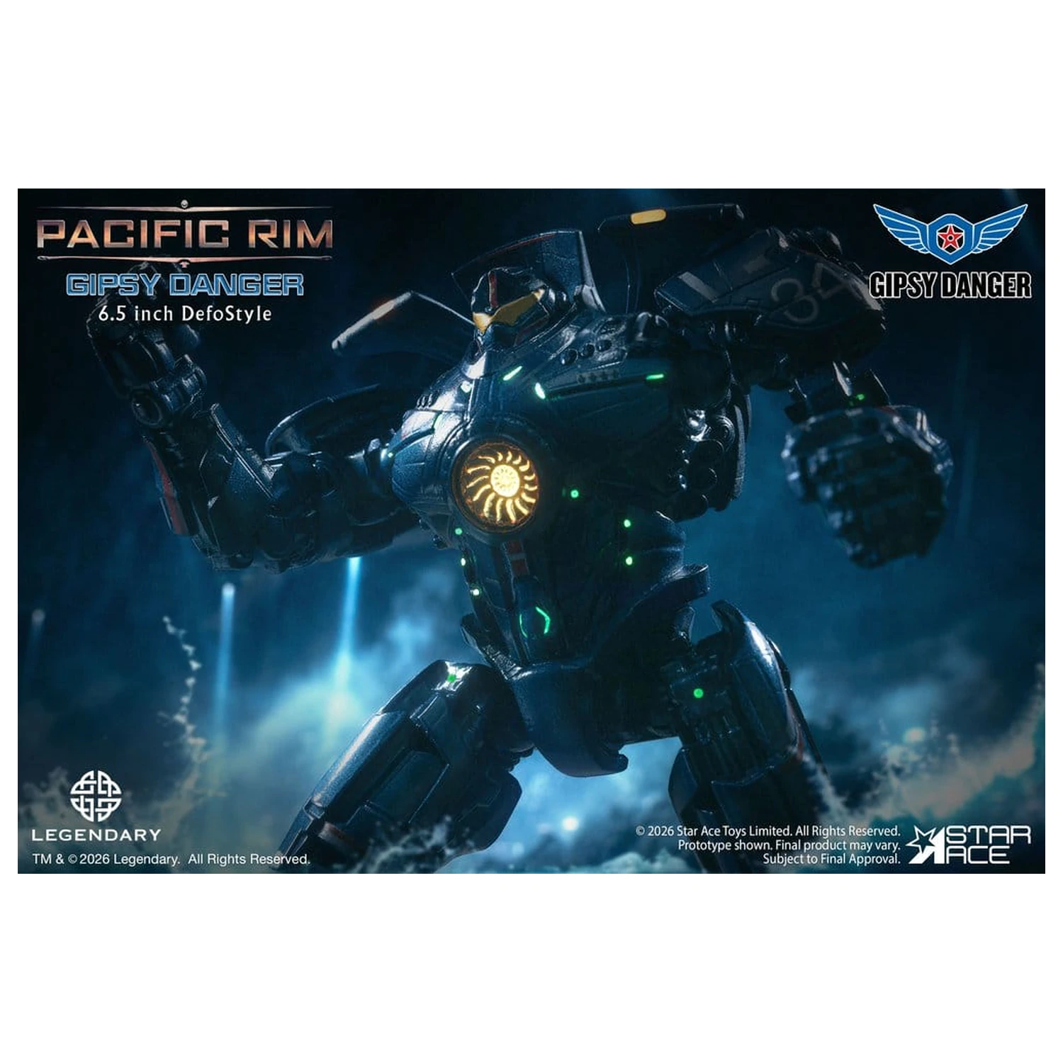 Pacific Rim DefoStyle Figura Gipsy Danger DX 17 cm poza produsului