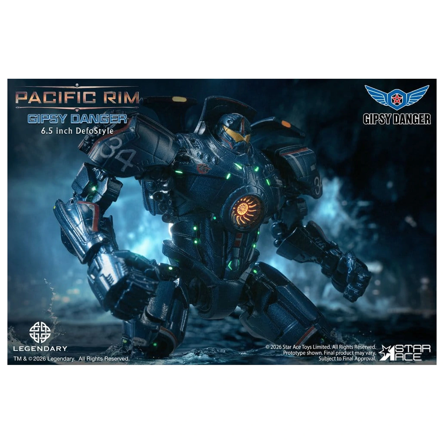 Pacific Rim DefoStyle Figura Gipsy Danger DX 17 cm poza produsului