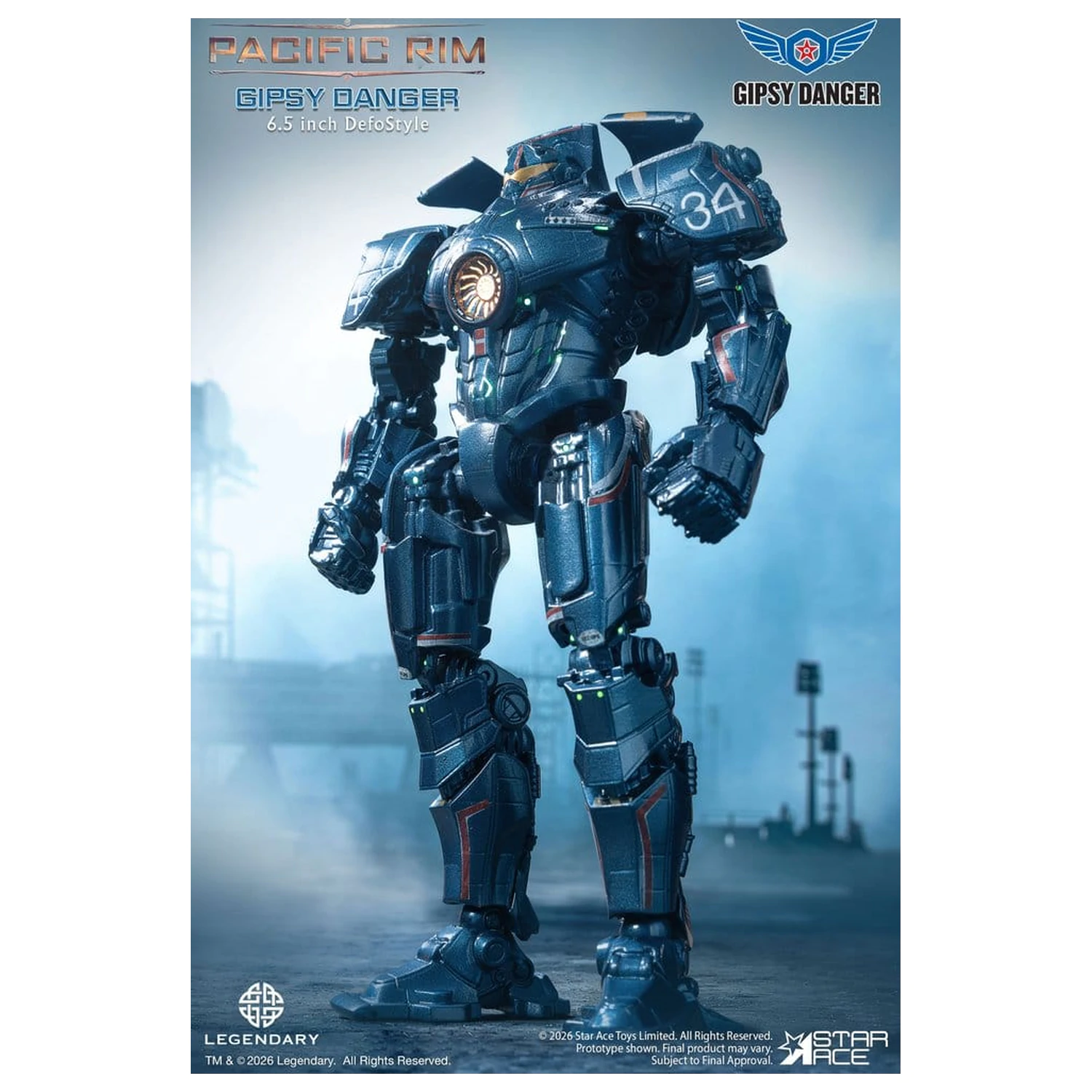 Pacific Rim DefoStyle Figura Gipsy Danger DX 17 cm poza produsului